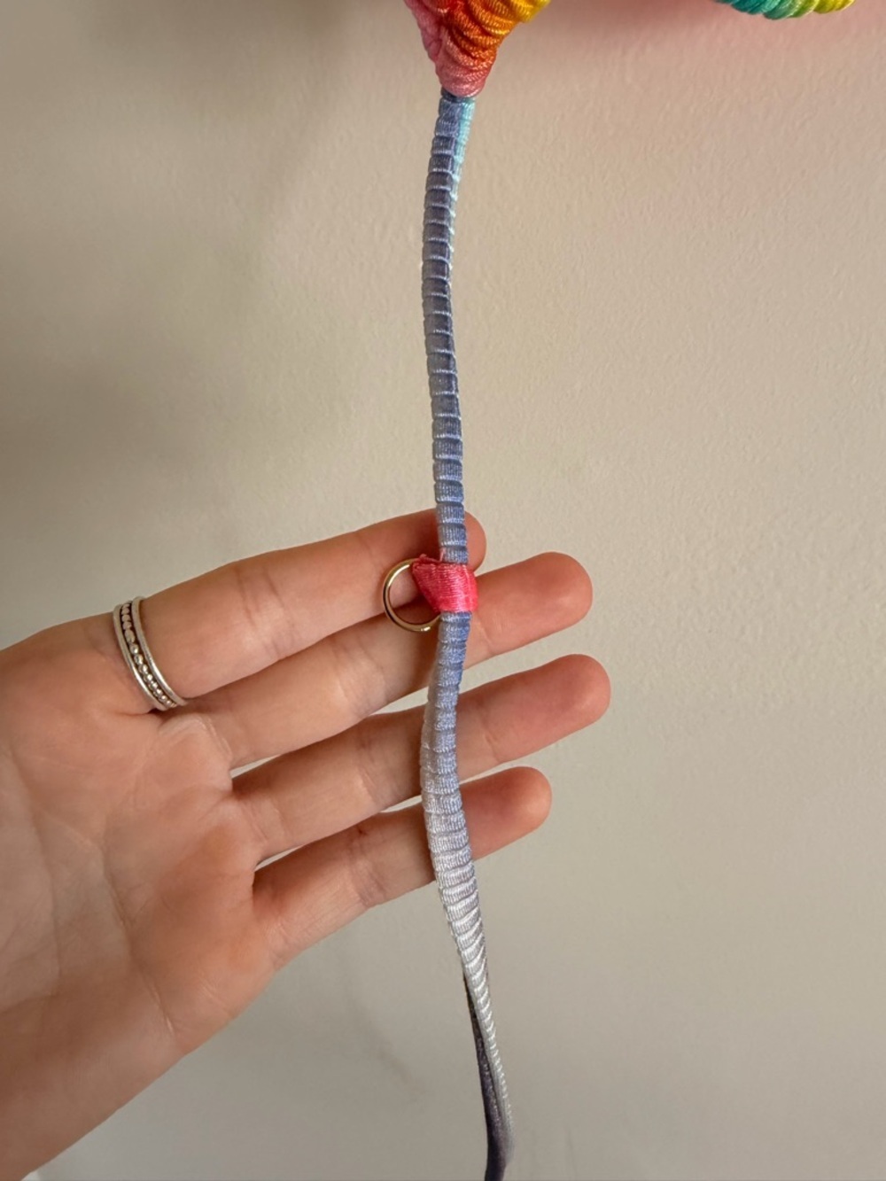 aerie Multicolor Ribbed Triangle Bikini Top - Picture 4 of 4